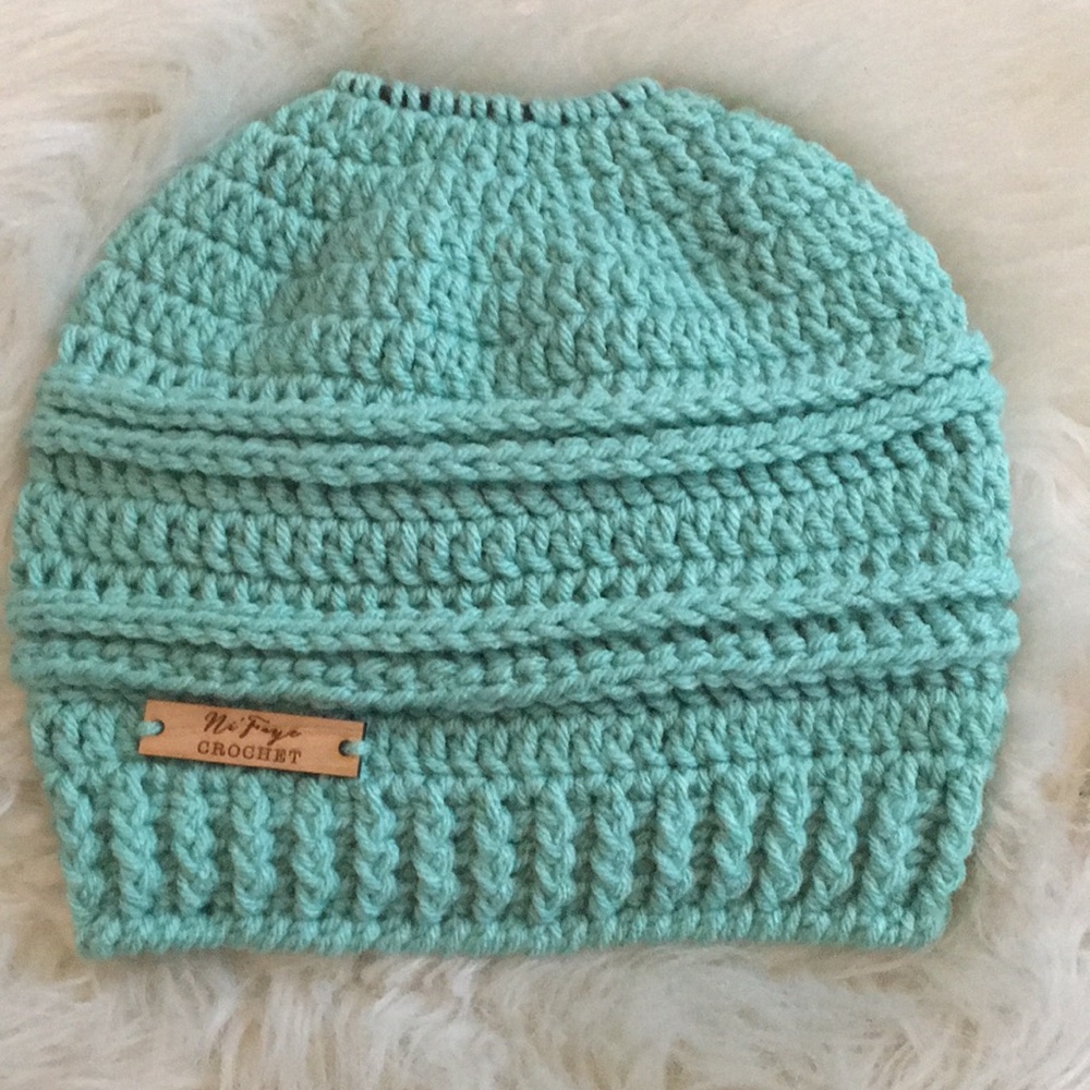 Messy Bun Beanie
